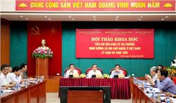 Hội thảo khoa học về tiêu chí nền kinh tế thị trường định hướng xã hội chủ nghĩa ở Việt Nam